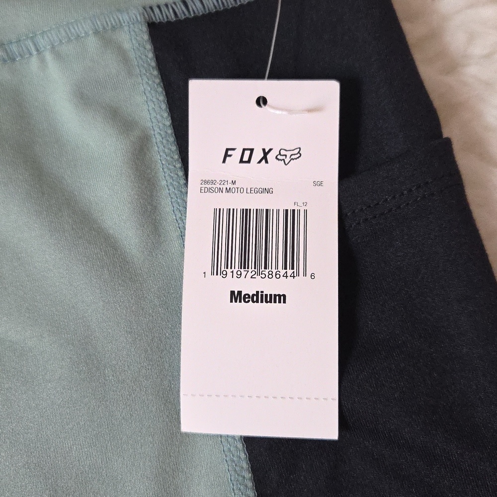 NWT Fox Racing Edison Moto Leggings 27" Sz M Sage - Picture 10 of 16